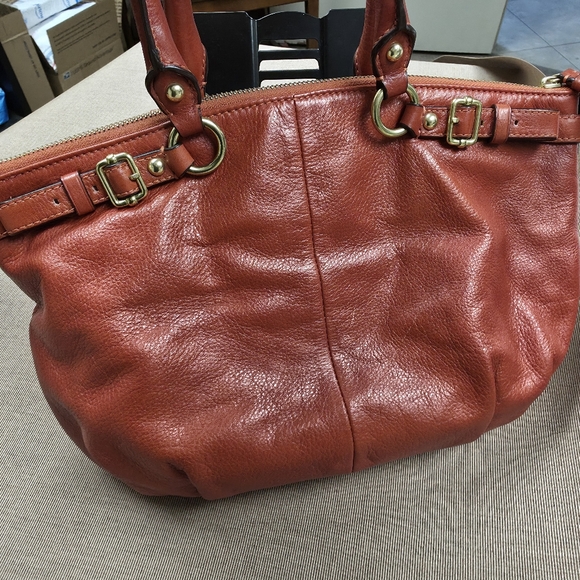 Coach Rust colored Leather Shoulder Bag. Excellent condition. - Picture 9 of 11